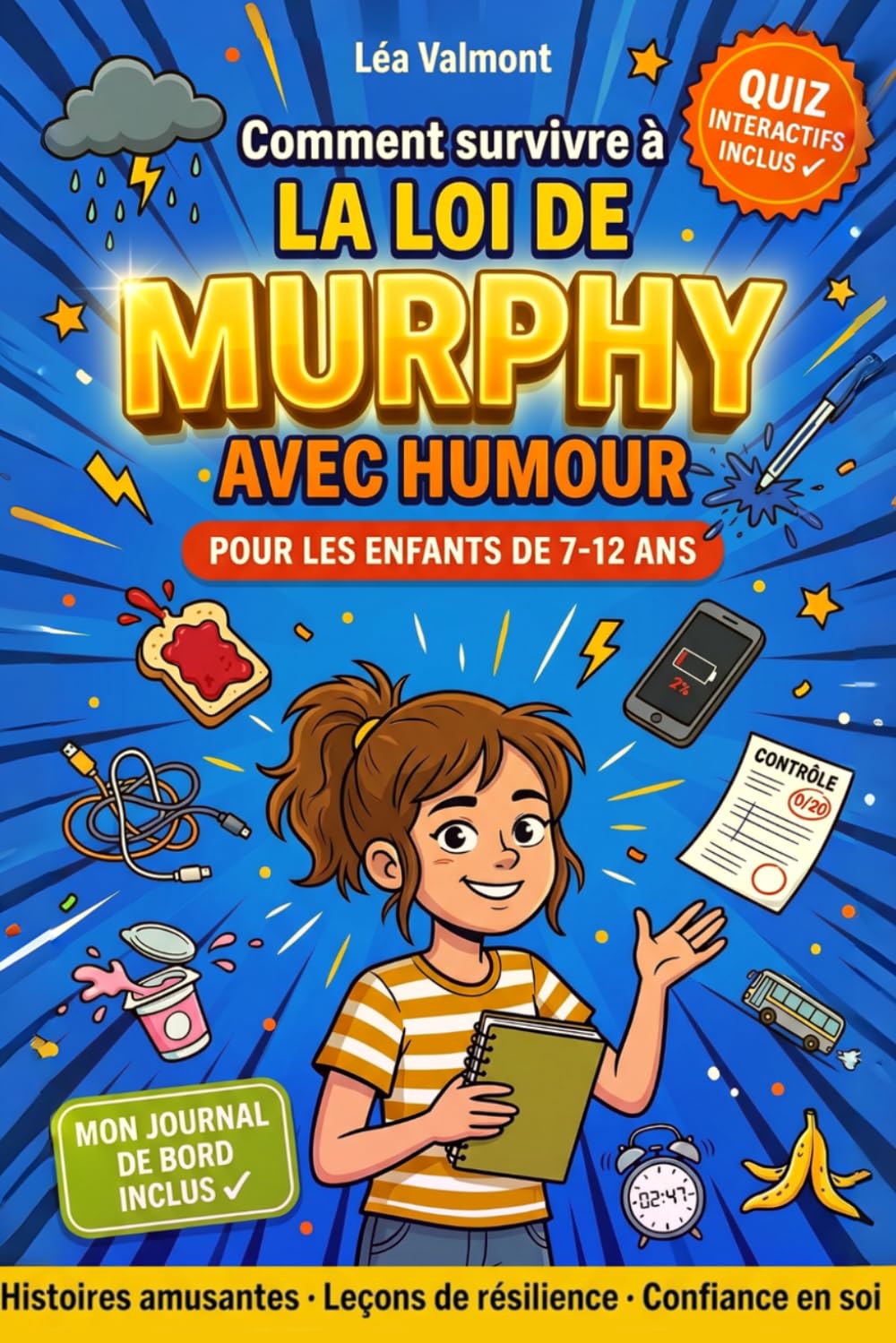 COMMENT SURVIVRE À LA LOI DE MURPHY AVEC HUMOUR: Guide illustré pour enfants de 7-12 ans. Leçons amusantes tirées des petits ratés du quotidien, pour ... (Collection Mon Cap) (French Edition)