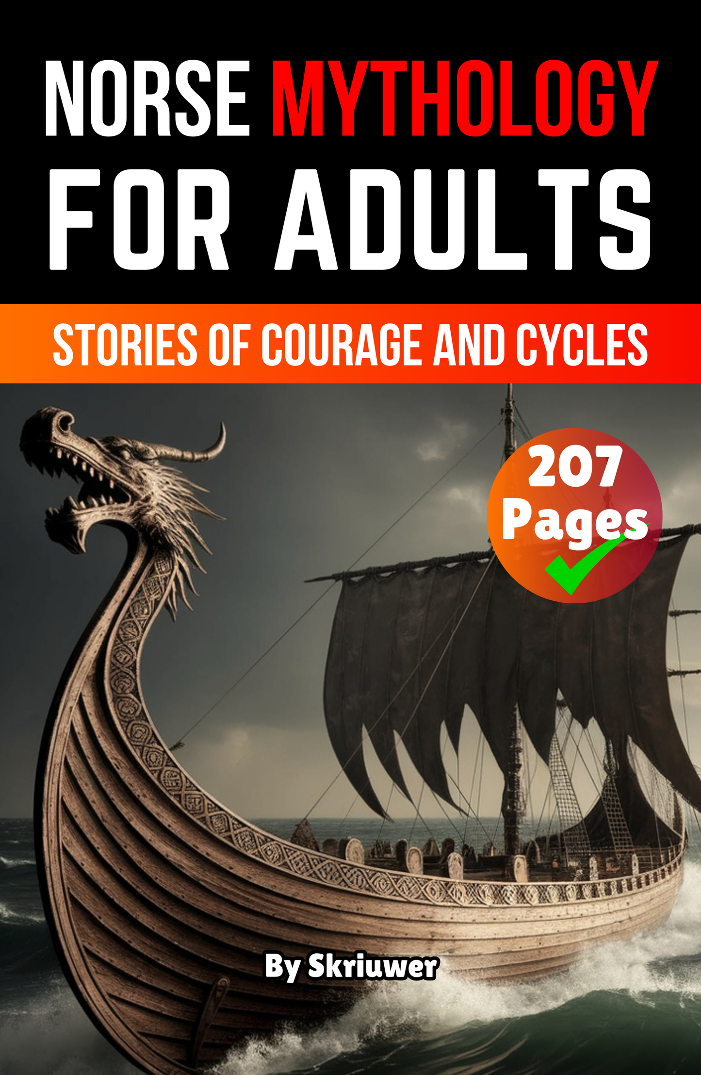 Norse Mythology Book For Adults: Stories of Courage and Cycles | Paperback Book