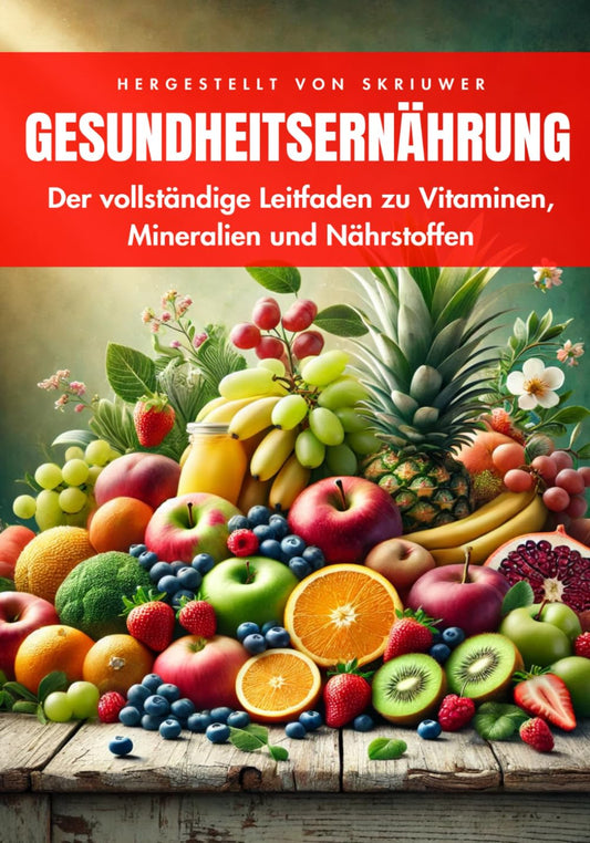 Buch zur Gesundheitsernährung: Der vollständige Leitfaden zu Vitaminen, Mineralien und Nährstoffen