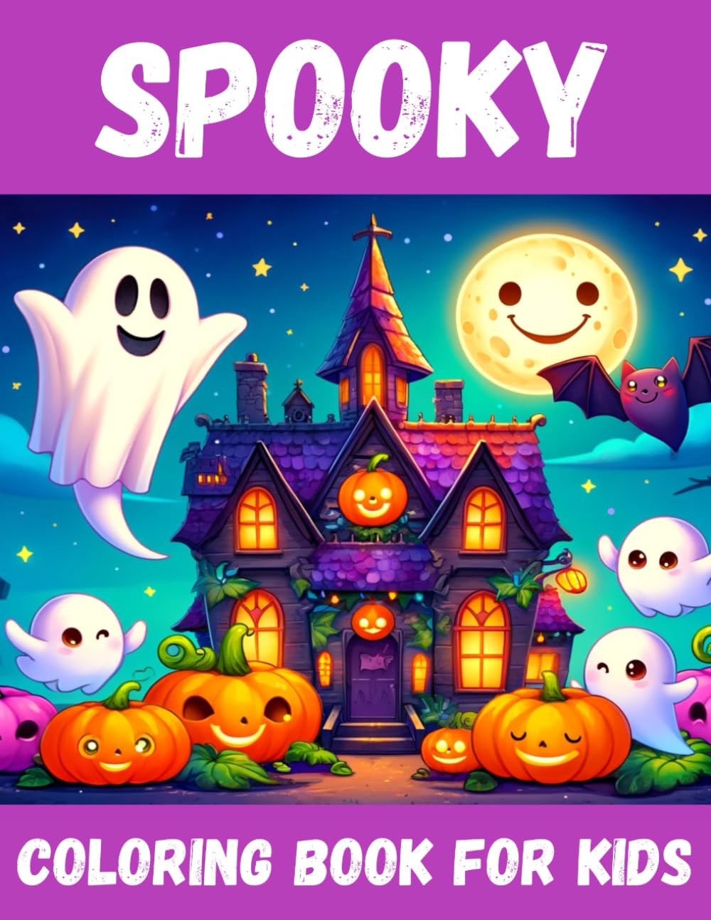 Spooky Coloring Book for Kids | Spooky Halloween Coloring Book ...